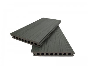 Co-extrusion decking  wpc hollow 8 round holes board for outdoor decking144x21mm long lasting