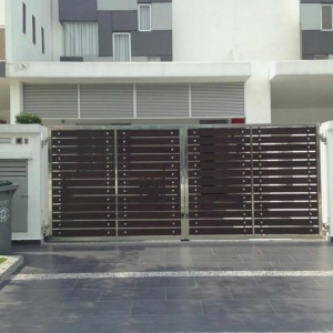 Traditional fencing Alu slats hollow 143×13,solid 67×15 96×11 112×9.5  for exterior decoration