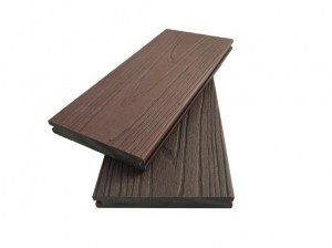 Co-extrusion Decking Solid  high quality Waterproof board 137×22.5mm pollution-free two colors floor